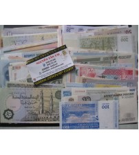 Bộ 100 Tờ Tiền Thế Giới Khác Nhau Của 50 Nước