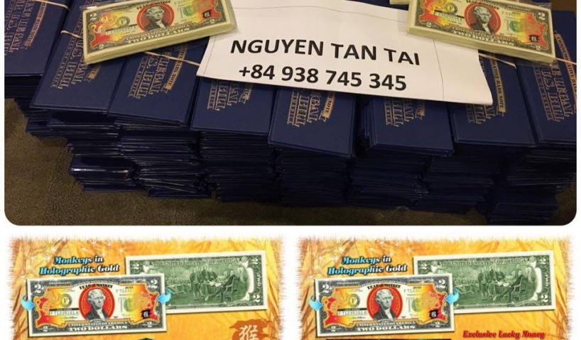 Tiền lì xì con khỉ lên ngôi, tăng giá gấp 10 lần